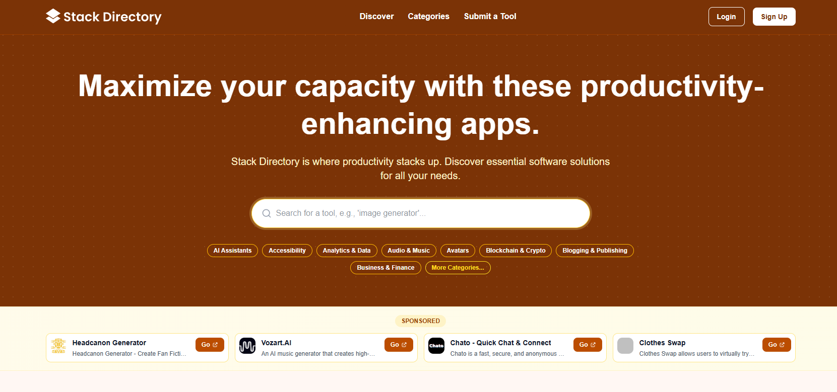 Stack Directory | Open Launch