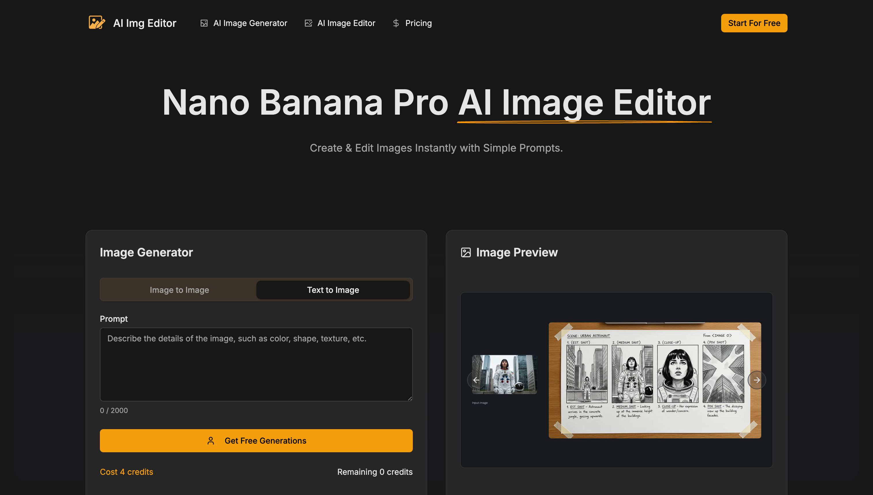 AI Img Editor | Open Launch