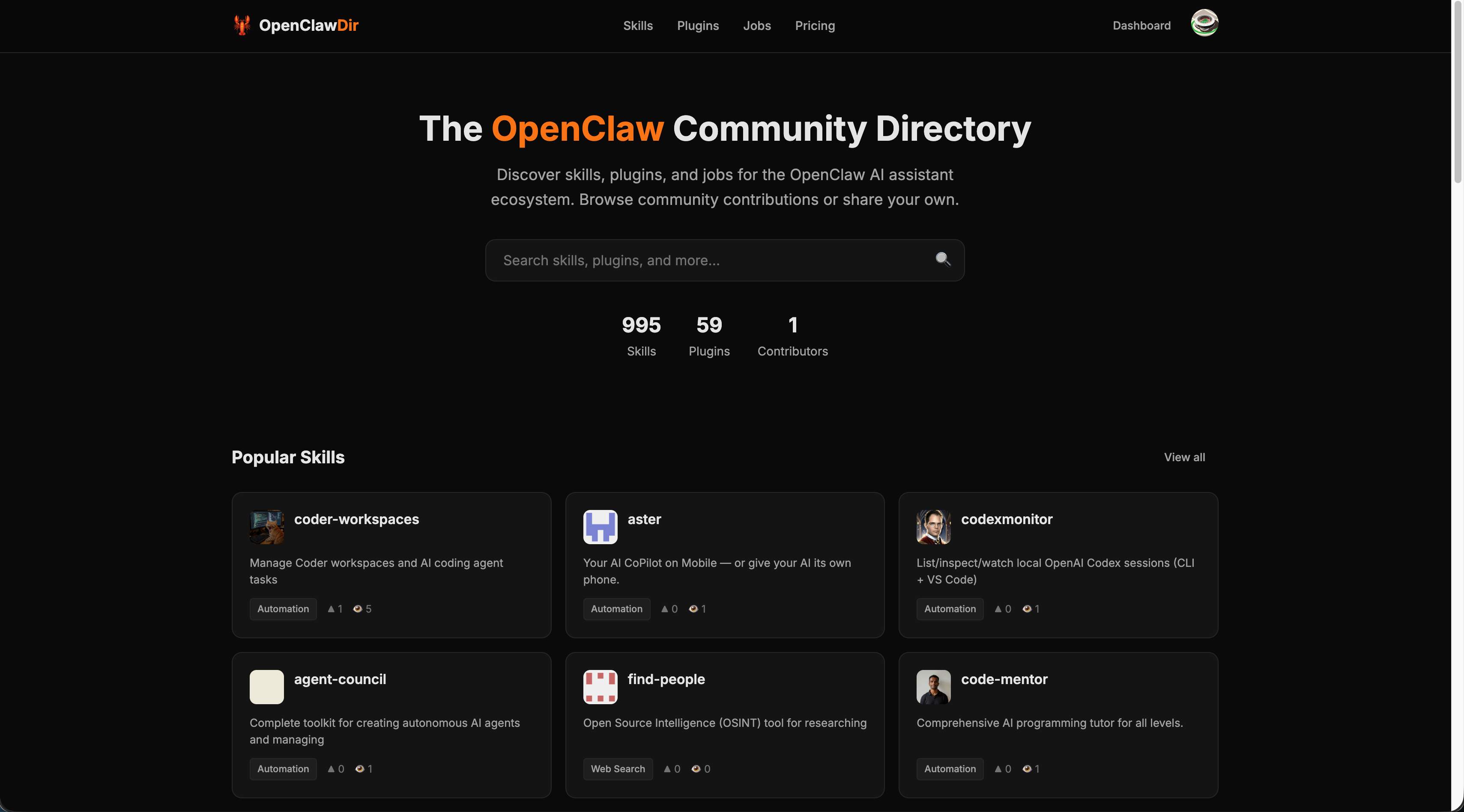 Open Claw Directory | Open Launch