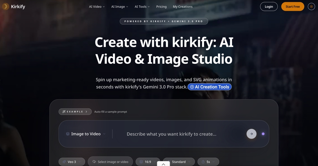 kirkify | Open Launch