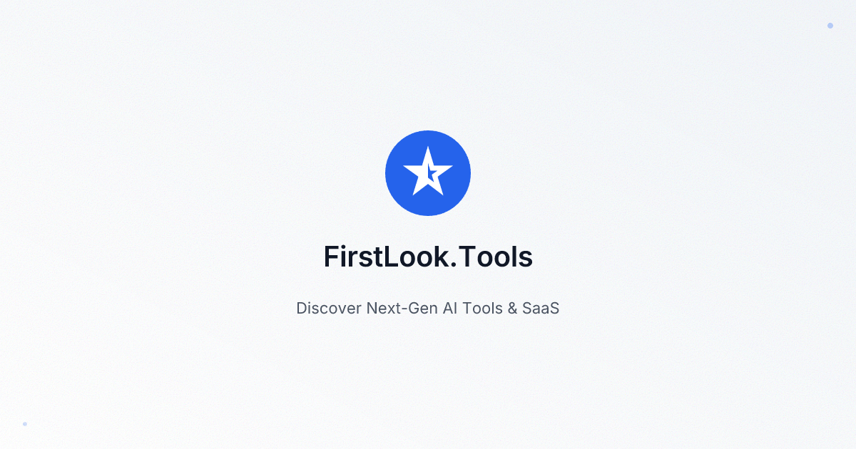First Look | Open Launch