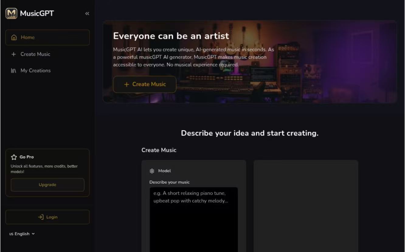 MusicGPT AI | Open Launch